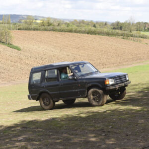 Teams driving 4x4s on a treasure hunt at Ashtree Farm, Offam, Kent