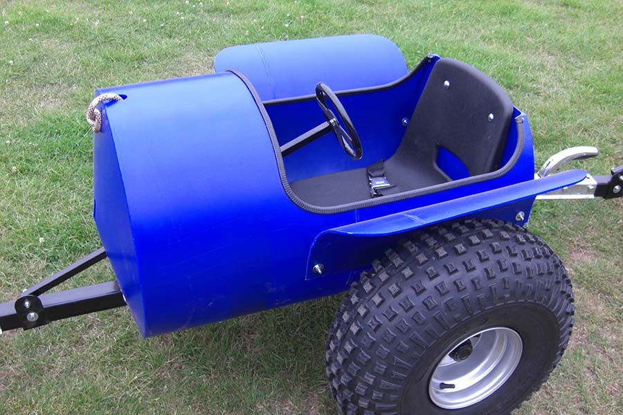 ATV in the workshop for repairs and servicing